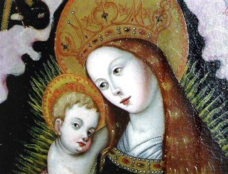 Mariendarstellung in der Kapelle